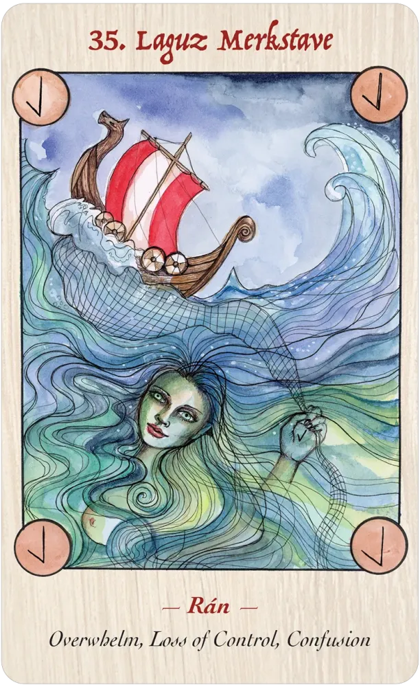 Norse Goddess Rune Oracle Cards